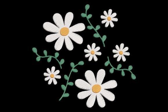 Beautiful Daisy Flowers: An Embroidery Design Review