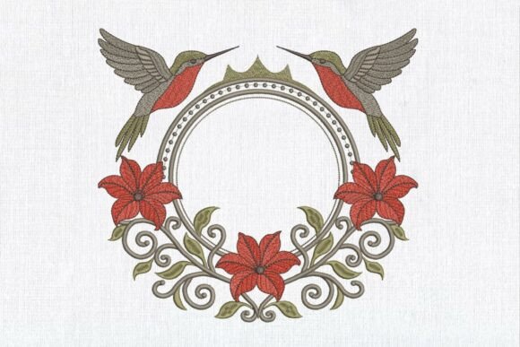 Floral Hummingbird Monogram Frame Review