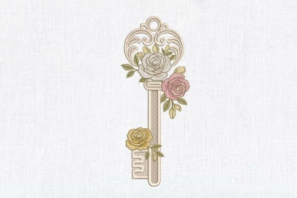 Floral Key Rose Wedding Valentine Design Review