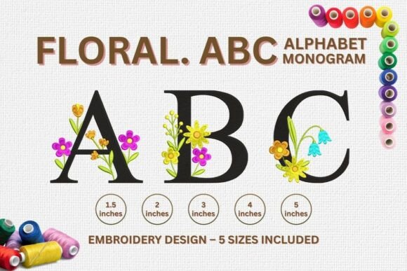 Floral Monogram Alphabet Review for Holiday Sales