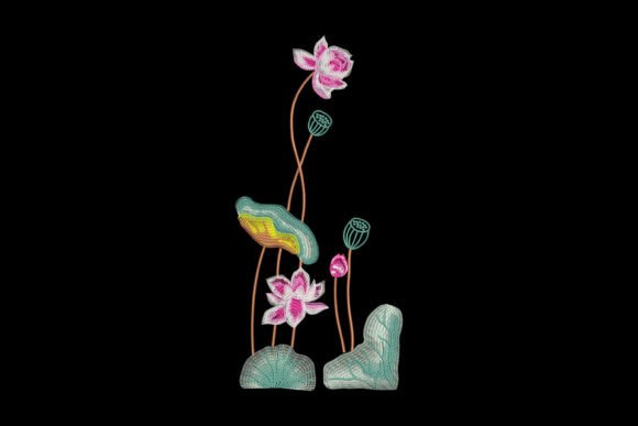 Lotus Pond: An Embroidery Design Review
