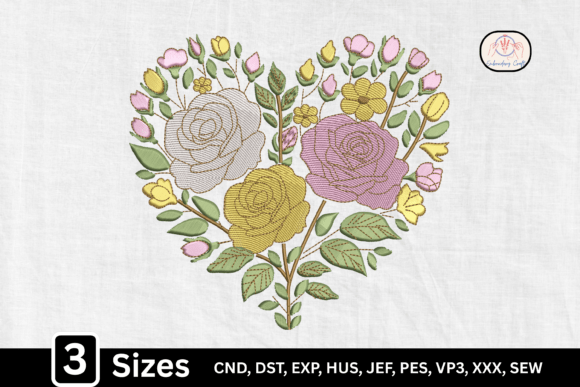 Pastel Flower Roses Heart: Sweatshirt Design Review
