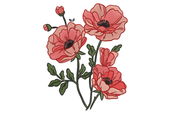 Poppy Flowers: A Designer’s Stitch-Out Review