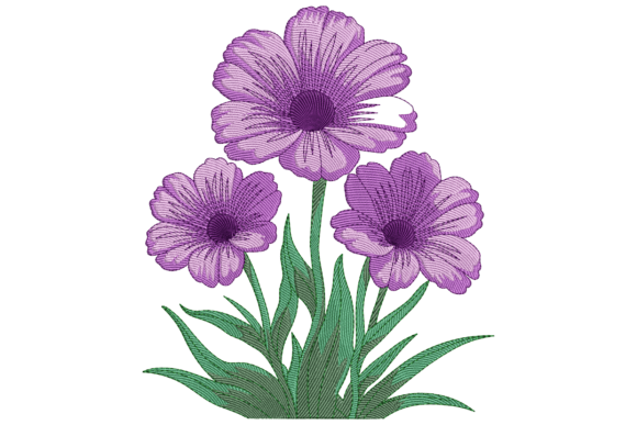Purple Flowers: A Seasonal Embroidery Review