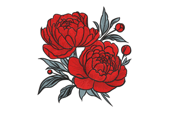 Red Peony Flowers: A Designer Review for Apparel