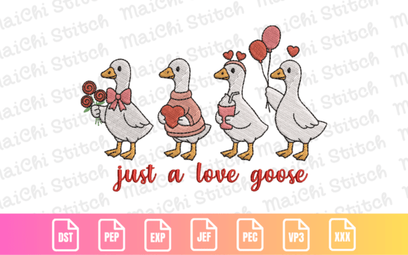 Valentine Goose Parade: A Seasonal Embroidery Review